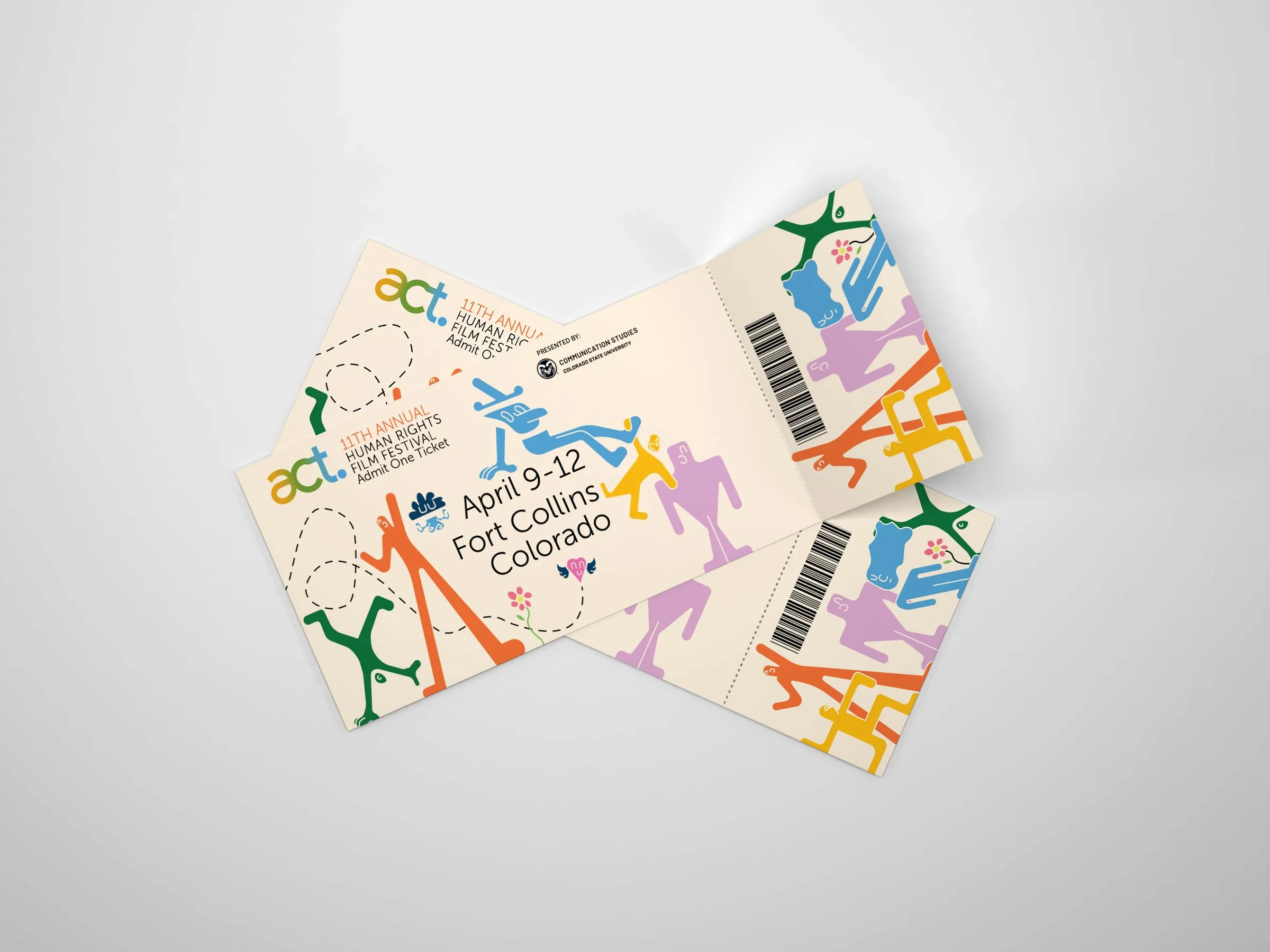 Printed event ticket