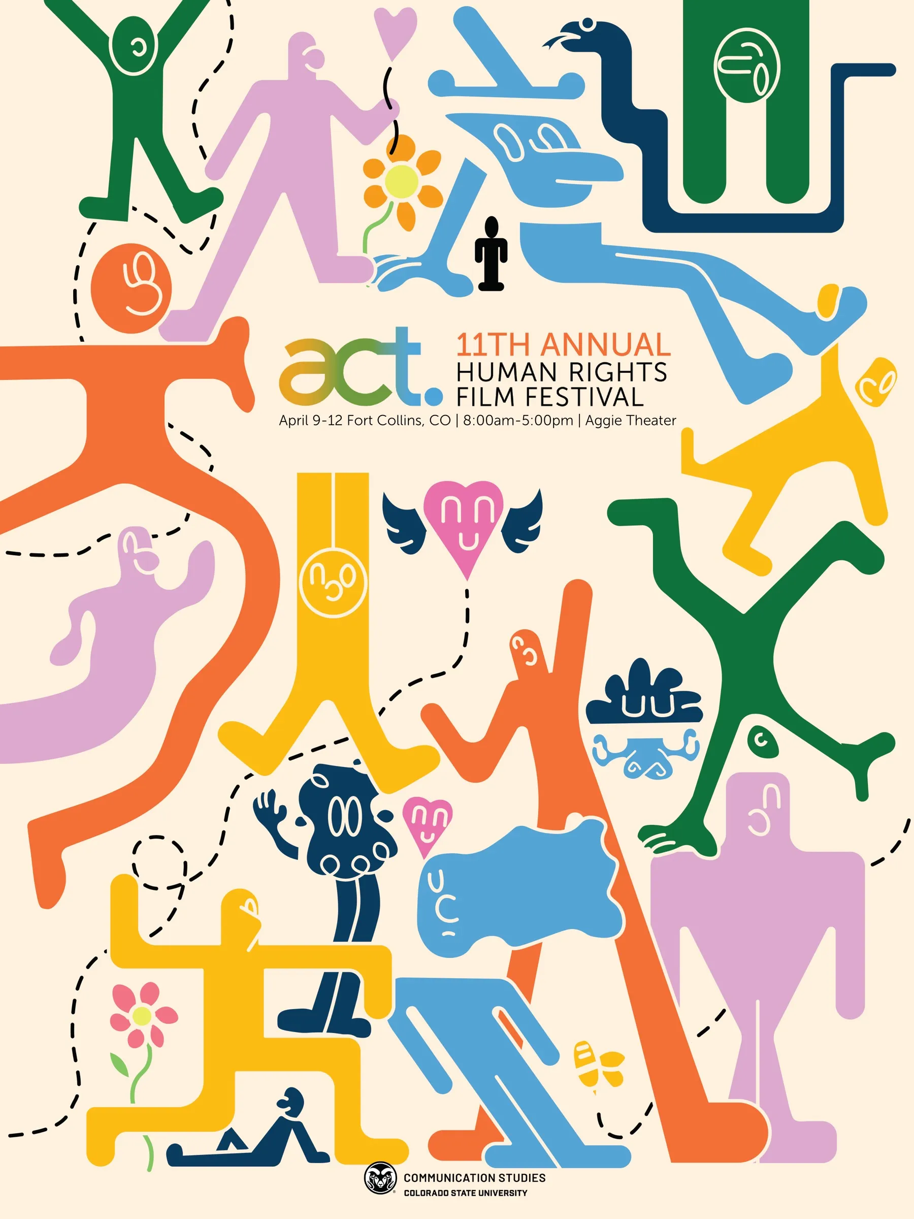 ACT festival poster in full color